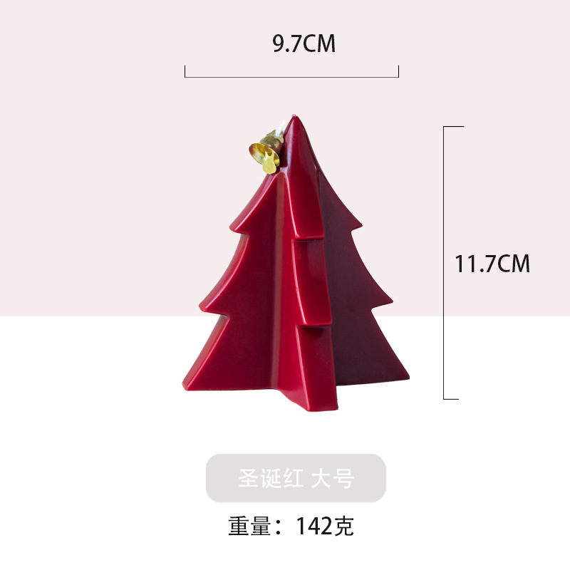 Árbol de Navidad rojo grande