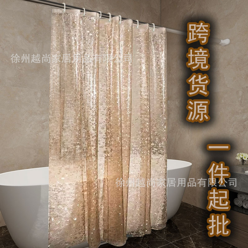Cross-Border Supply of Peva Bathroom Curtains, Special Partition Curtains for Bathrooms, 3D Bathroom Curtains, Transparent Shower Curtains with Hooks Cross-Border Supply of Peva Bathroom Curtains, Special Partition Curtains for Bathrooms, 3D Bathroom Curtains, Transparent Shower Curtains with Hooks