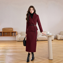 女装时尚休闲套装2025冬季新款小香风气质外套半裙两件套NY1591