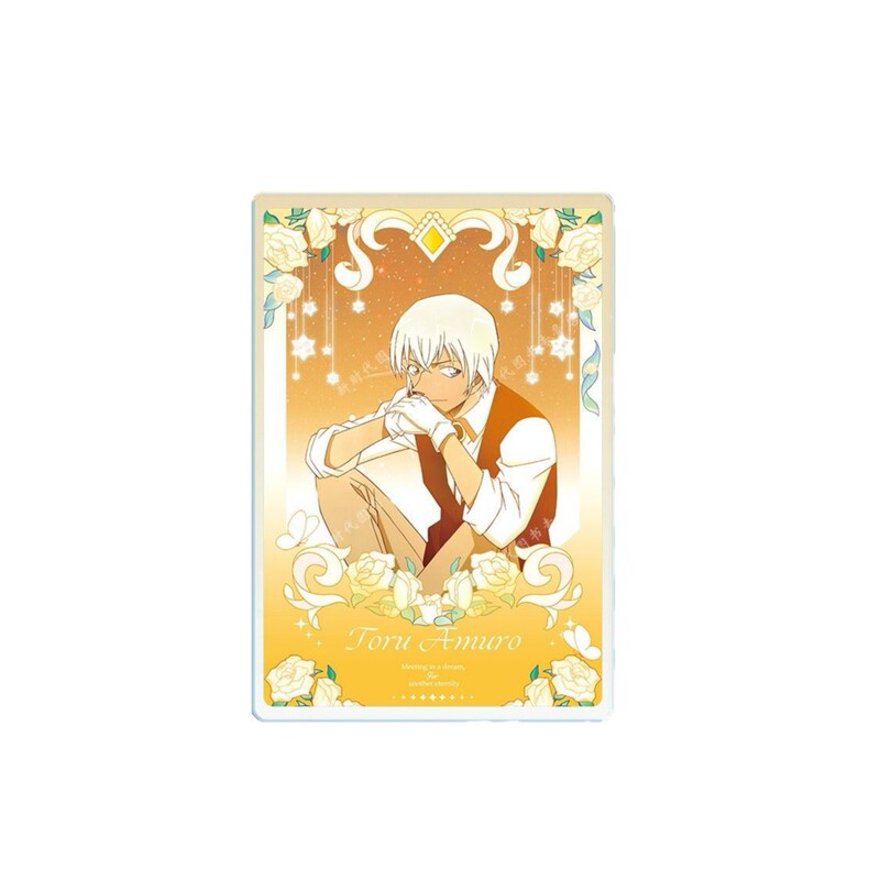 公式正規品 名探偵コナン 夢の絵/30周年記念シリーズ 透明カードコースター オーナメントスタンド|undefined