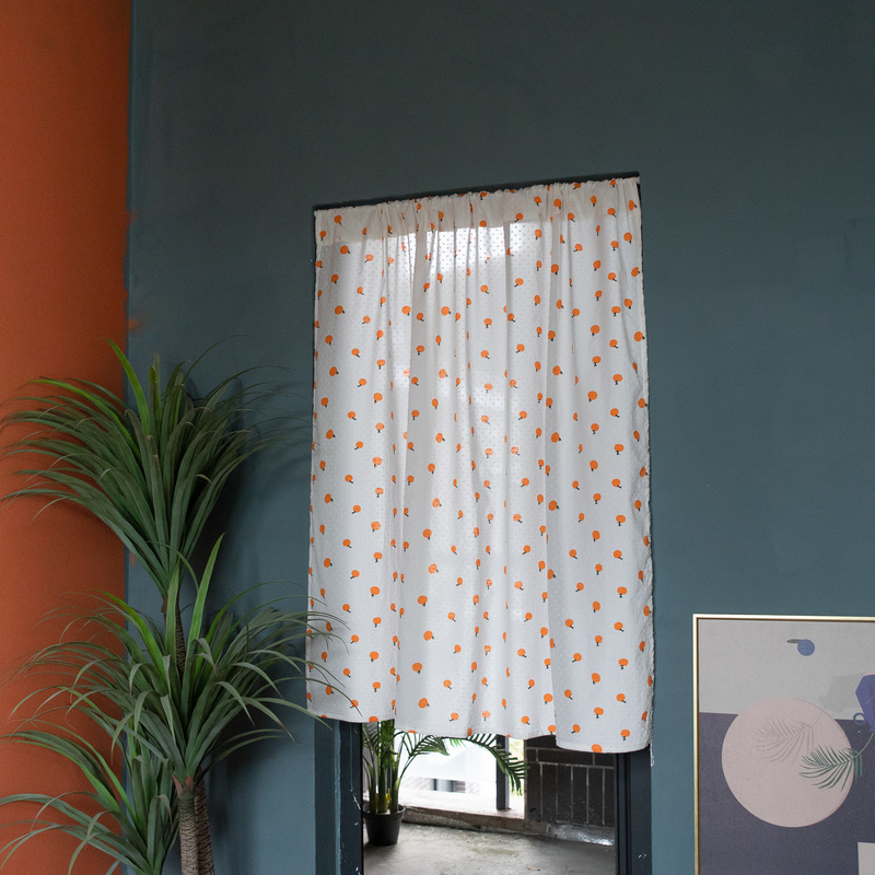 Cross-border manufacturers short curtain kitchen decorative partition curtain balcony shading curtain half curtain Japan Korea foreign trade spot Cross-border manufacturers short curtain kitchen decorative partition curtain balcony shading curtain half curtain Japan Korea foreign trade spot
