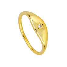 �羳�����䵭�L�����ʯ18k���~��ָ �W���r�Ђ���ins�����ָ�h