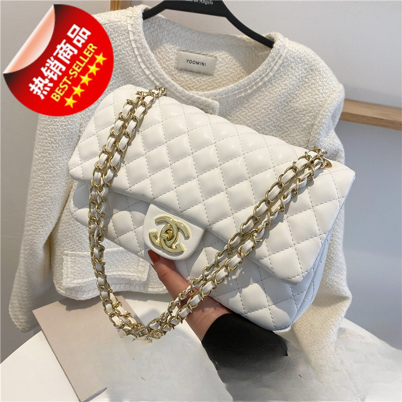 クロスボーダーバッグ新しい女性のバッグ卸売ヨーロッパとアメリカのファッションショルダーメッセンジャーバッグ多用途菱形チェーンバッグ|undefined