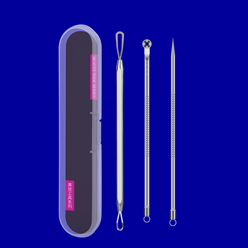 En stock, puede enviar agujas para el acné de acero inoxidable, herramientas de belleza para eliminar el acné oscuro, agujas para el acné, herramientas de belleza, clips celulares