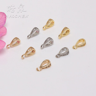 14k����ɫ ΢��ʯ ���ӿ��� �朵�������  �������^