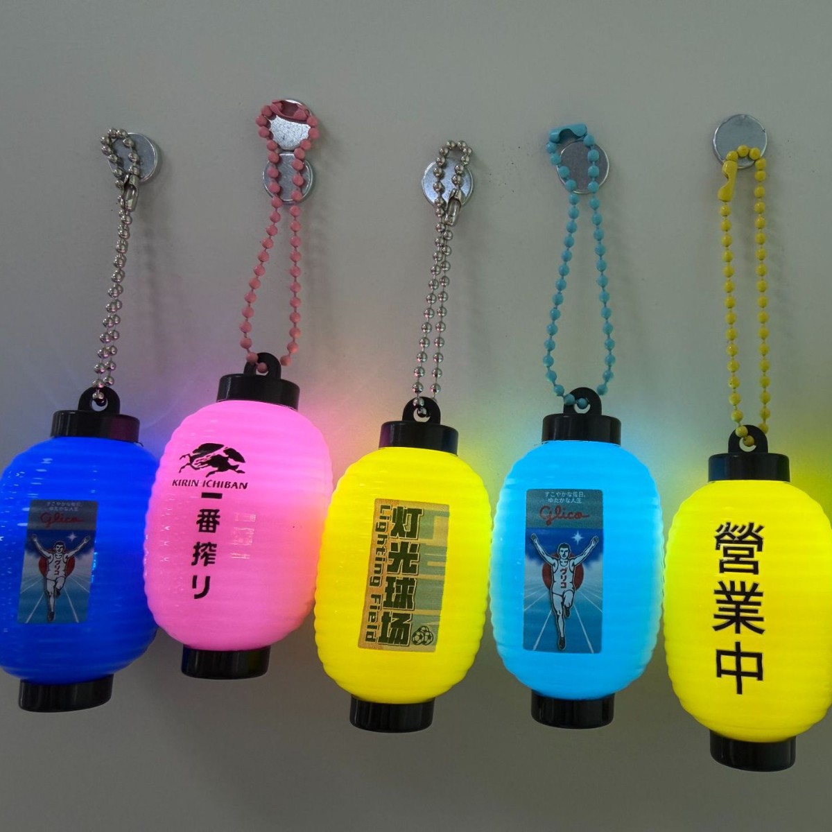 Popular Colorful Luminous Lantern Keychain Accessories Support Custom Designs, Colors, and Logo Decorations