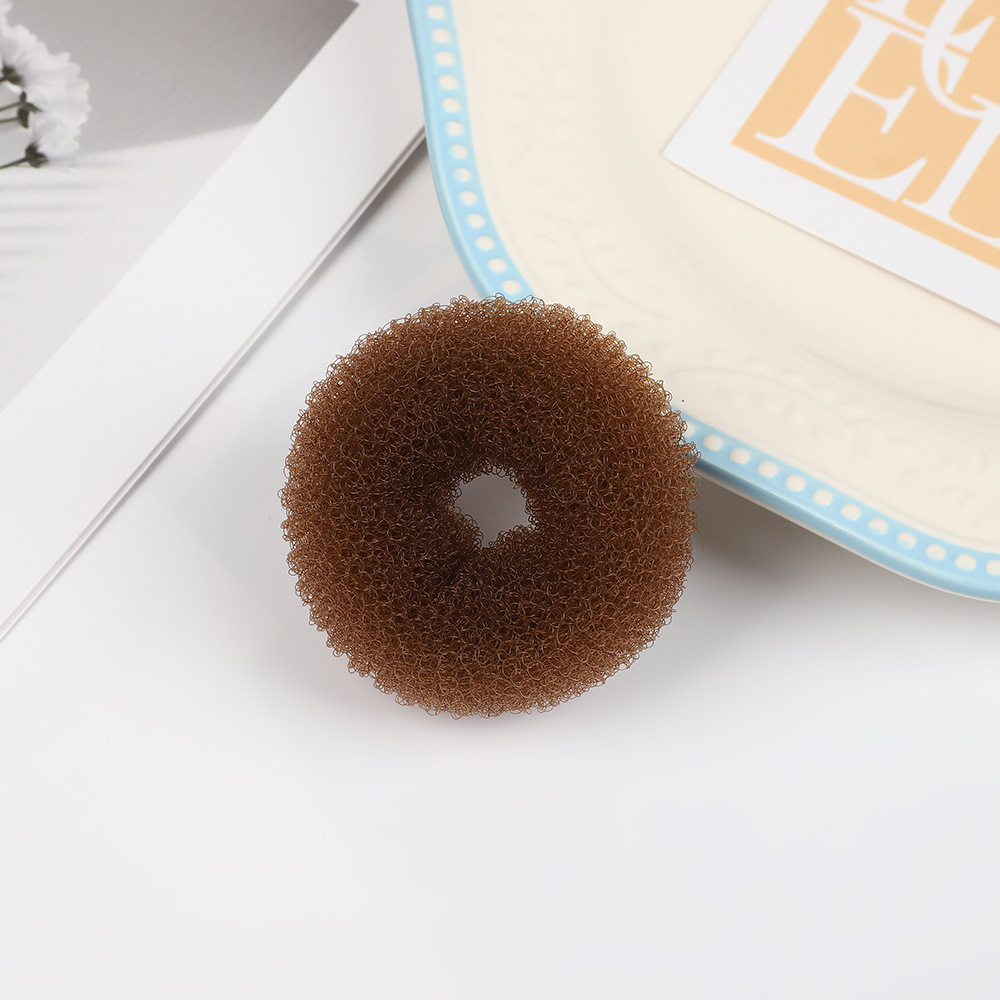 Ball-head doughnut cone para el cabello de chicas coreanas lindas Ball-head cone para el cabello flojo no daña toque de cabello