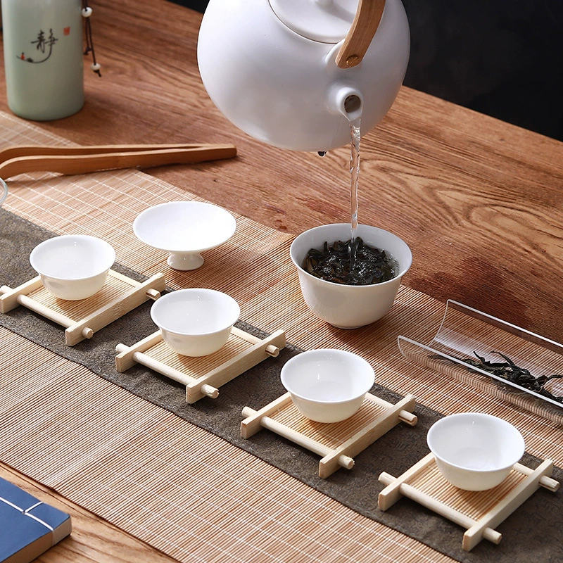 Chaozhou Sancai миска, чайная чашка, кунг-фу чайный набор, белый фарфор, подарок для открытия бизнеса