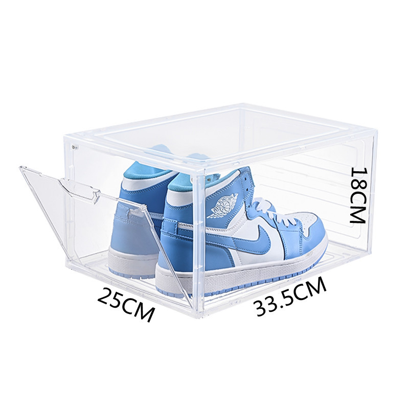6面全硬靴ケース収納ケースAJ靴酸化防止靴ケース透明靴プラスチックアクリルキャップ靴壁