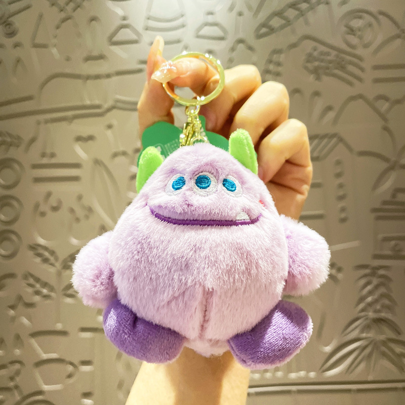 ぬいぐるみのかわいいアクセサリーのぬいぐるみのペンダント卸売りのおもちゃの子供のかばんの漫画の子供の鍵は子供の機械をつかみます。
