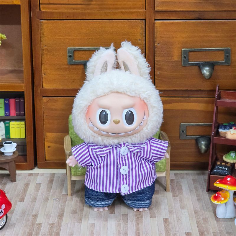 17cm 新作ベビー服 ラブブ ドレスアップ服 第1世代・第2世代・第3世代 人形オーバーオール 在庫あり かわいい 超かわいいセット|undefined