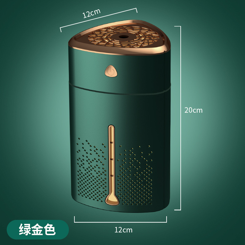 新しいクリエイティブ加湿器ホームデスクトップ大容量空気清浄機 USB アロマセラピーマシンアトマイザーショーボーダー|undefined