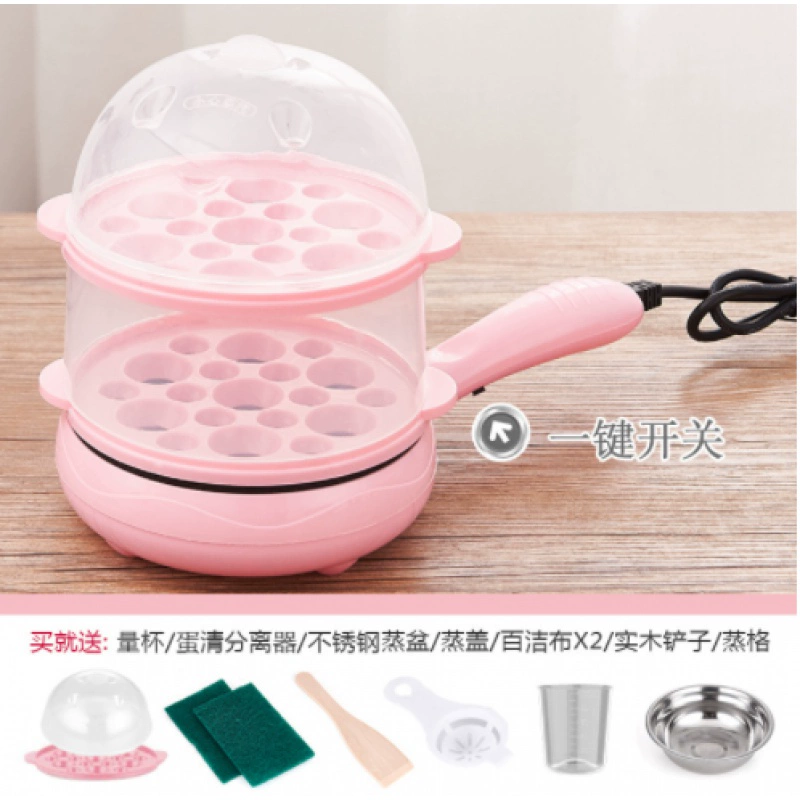JX55 fried egg pot plug -in, automatic broken level bottom pancake, non -stick pan, boiled egg frying eggs, mini multi -functional home