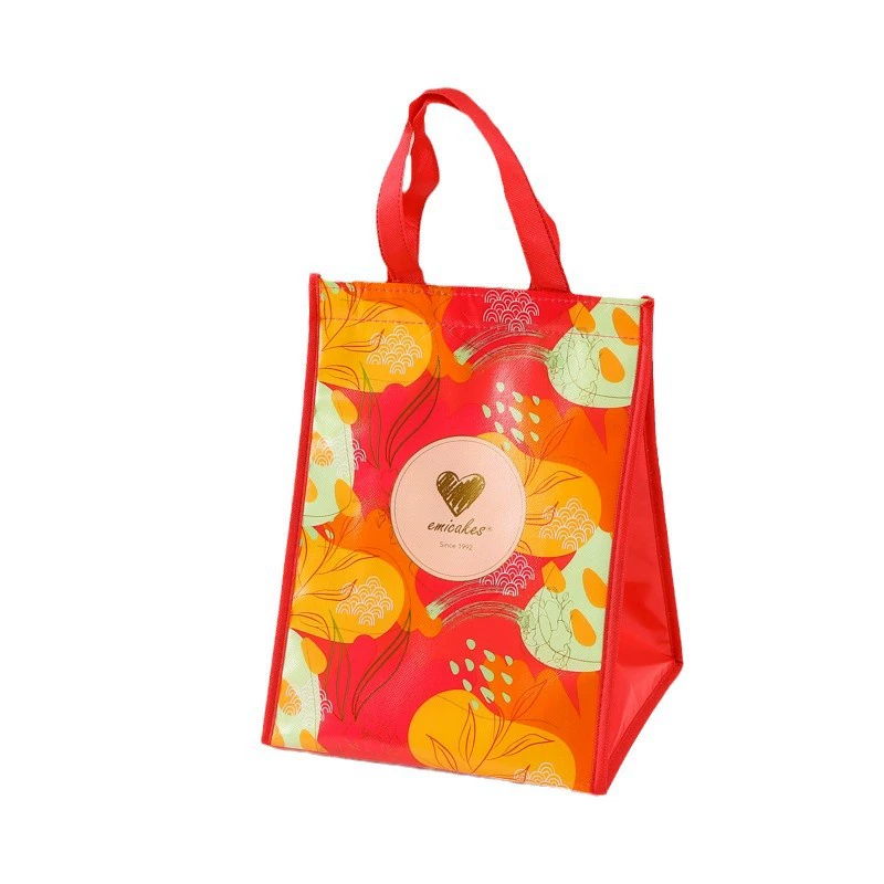 Milk tea, thermos non-woven cloth, disposable handheld pack, custom-made