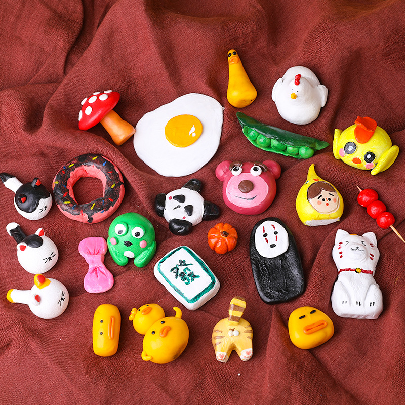 Clay tool set, pottery accessories, clay, modeling clay, plasticine, handmade figurines, ultra-light clay DIY complete material kit