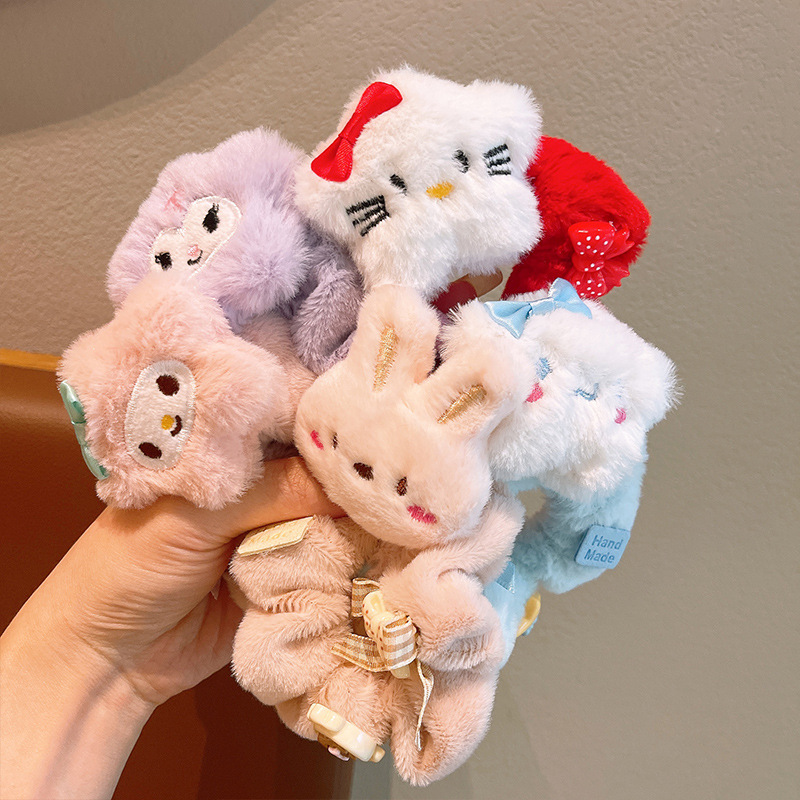 Niños de peluche estrellas de intestino grueso niñas lindas muñecas de dibujos animados correa de goma para bebés cuadro Lomi cuerda al por mayor