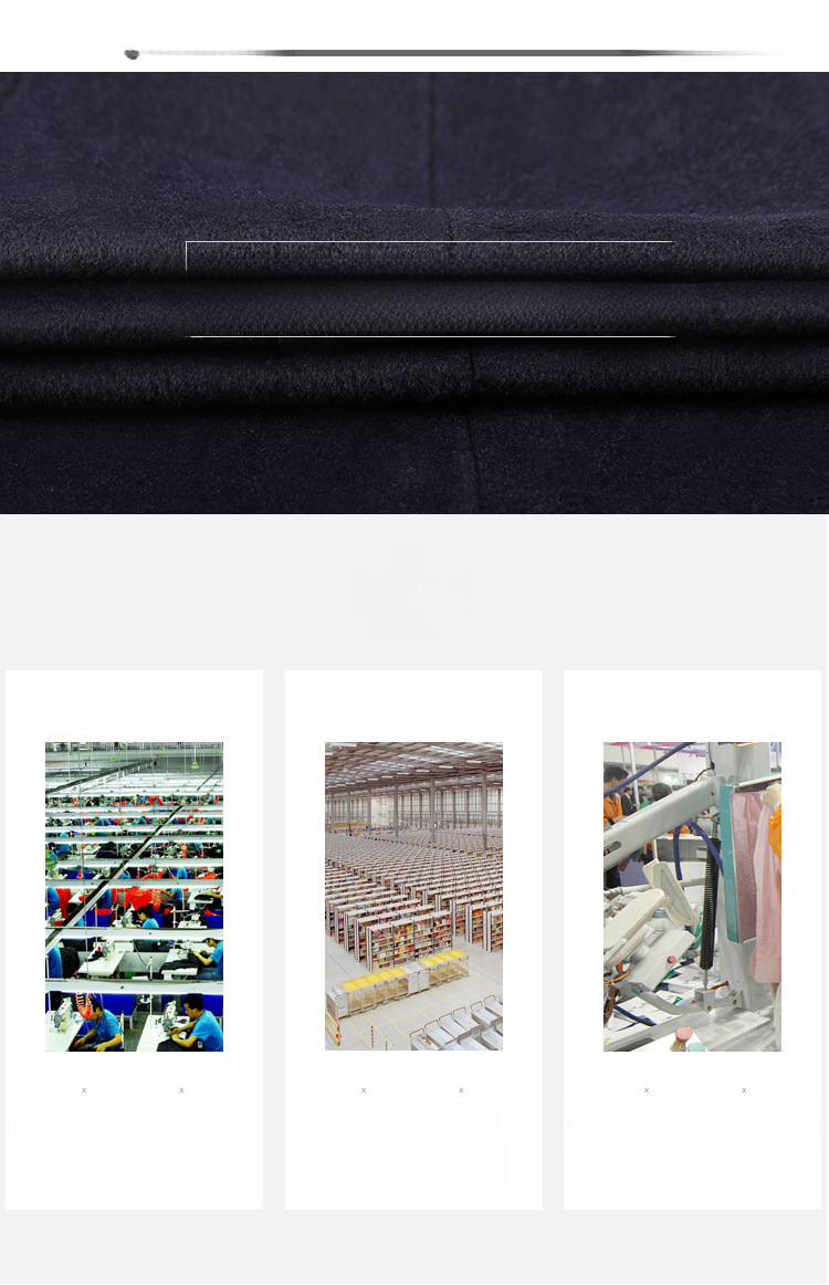 Stewardess-Mantel Damen Mittellanger Herbst- und Winter-Wollmantel für Flugkapitän/Pilot/Bodenabfertigung am Flughafen_voghion.com