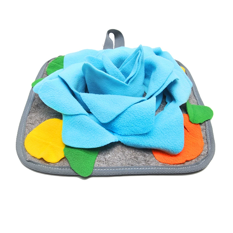 Amazon rabbit sniffing mat educational fun toy to release stress slow food training mat pet sniffing mat