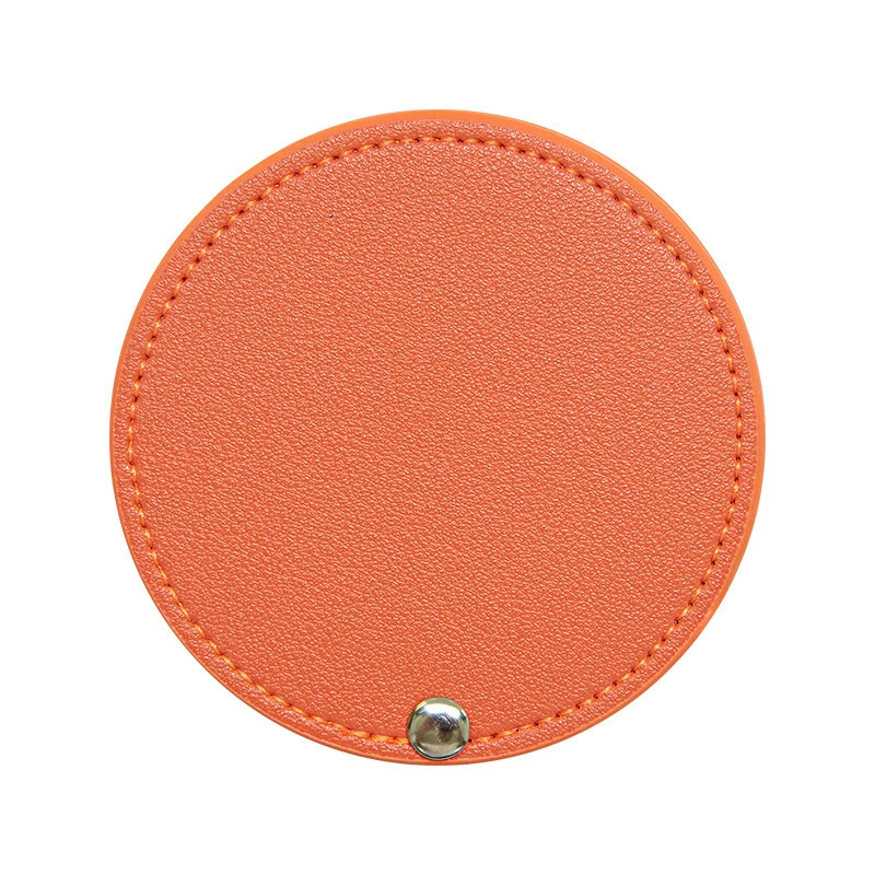 Fashionable polyurethane multicoloured handheld small mirror