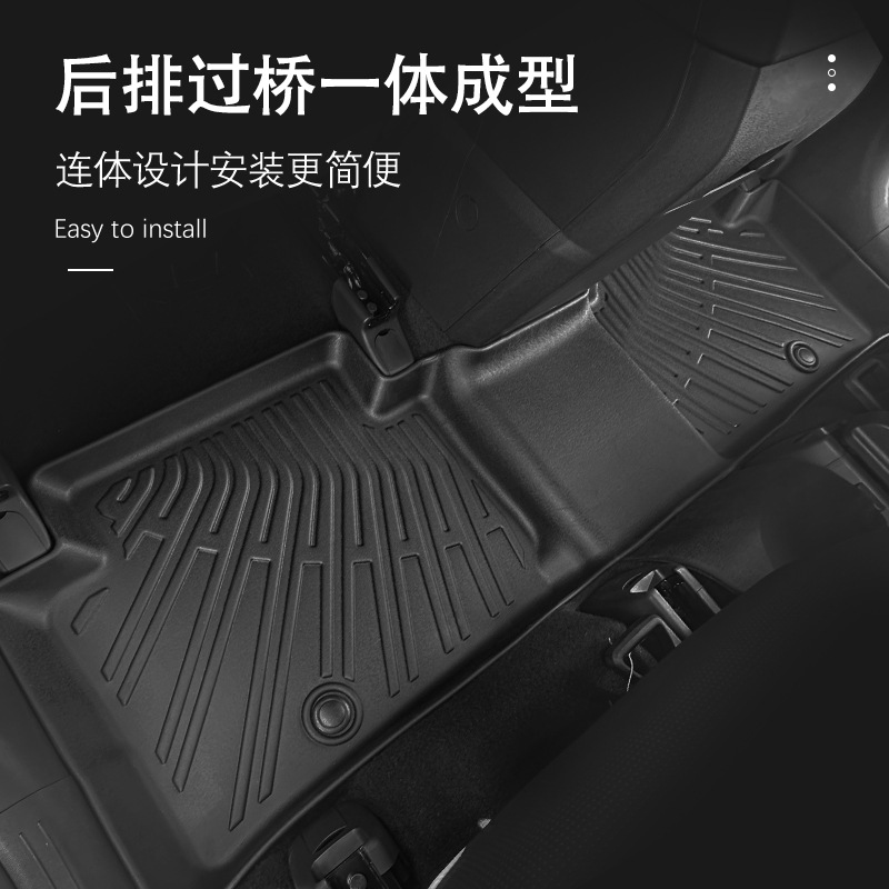 Aplicable a Corea del Sur 24 modelos modernos Santa Fe Gasolina 5 asientos 3D todo el tiempo material TPE almohadilla