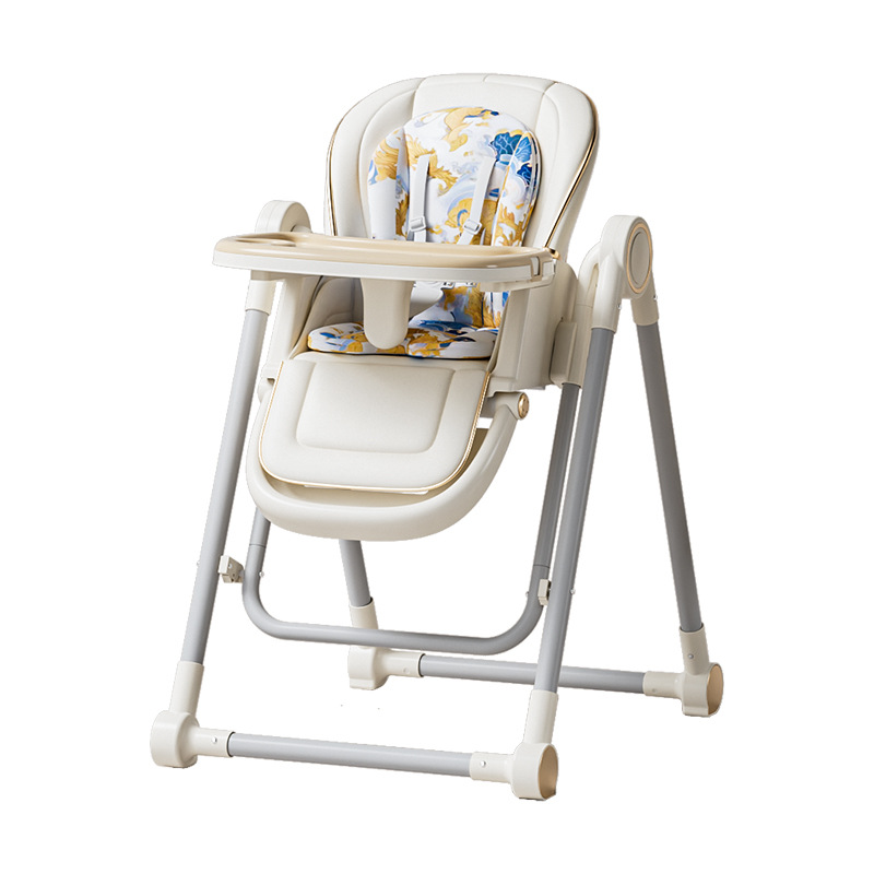 Silla de comedor para bebés, silla de comedor multifuncional plegable, asiento de mesa de comedor para bebés portátil, taburete para niños