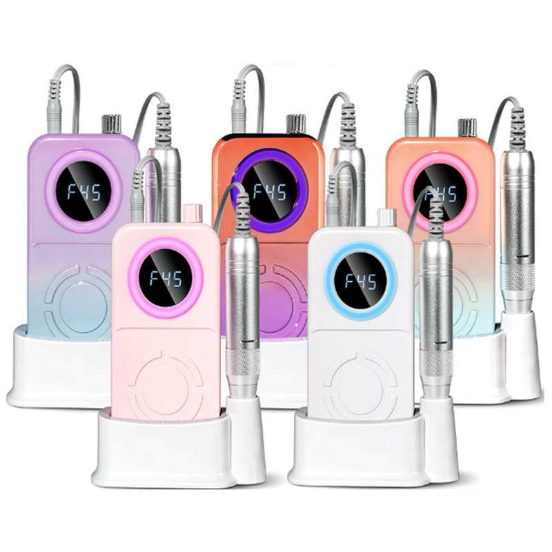 amolador de uñas portátil 45000RPM amolador de almacenamiento de alta rotación amolador de uñas pulido amolador de uñas transfronterizo