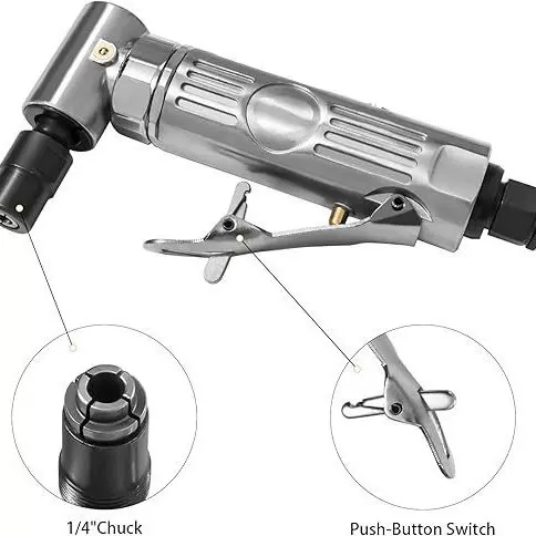跨境工业级气动工具90度刻磨机抛光机英索气动工具弯头打磨机