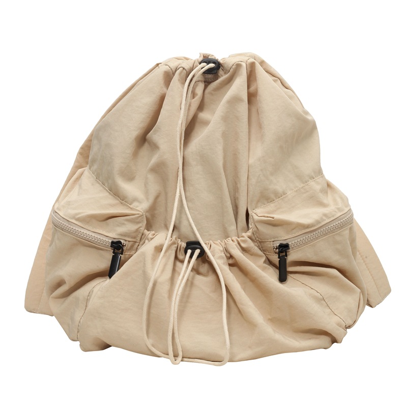 Mochila casual para mujer, bolsillo con cordón, mochila de viaje deportiva ligera para mujer, mochila escolar para estudiantes universitarios para niños al por mayor