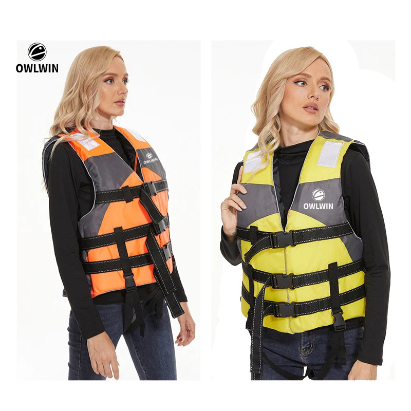 Owlwin Professional Life Jacket Adult and Children Fishing Suit Snorkeling Swimming Boat Life Vest Portable High Buoyancy
