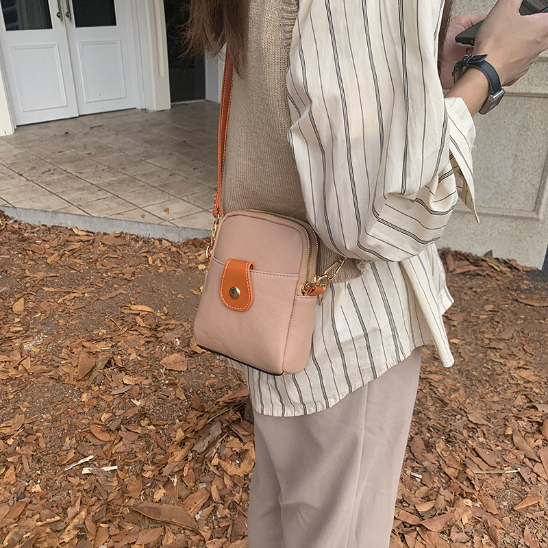 Bolso para teléfono móvil bandolera femenina 2025 nuevo mini bolso retro ins pequeño pequeño bolso pequeño ligero pequeño y moderno