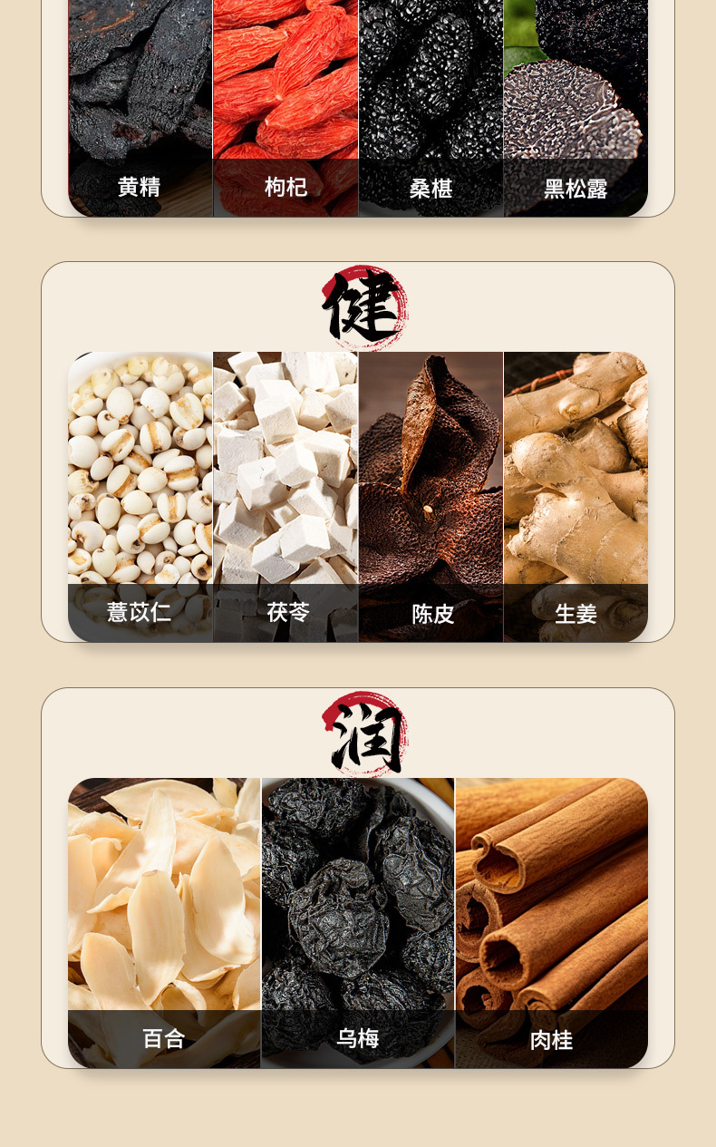Gui Yuan Mo Xu Gao (归元墨须膏) — Traditional Herbal Nourishing Paste with Ginseng & Goji, 260g specifications