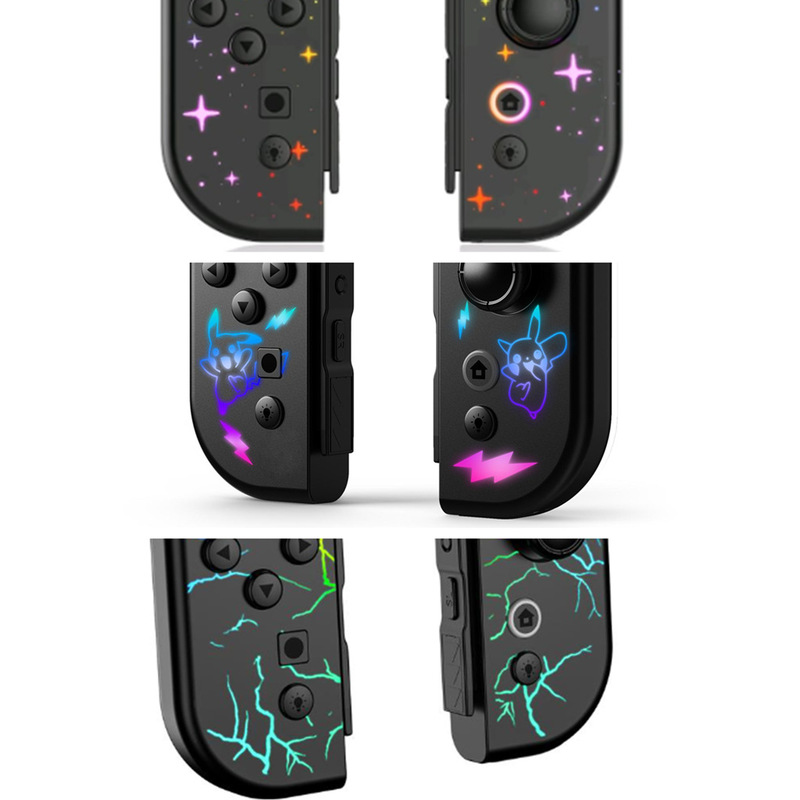 RGB グレアスイッチ発光左右ハンドル NS ジョイコンフラッシュ Bluetooth ハンドルリモートウェイクアップゲーム付き|undefined