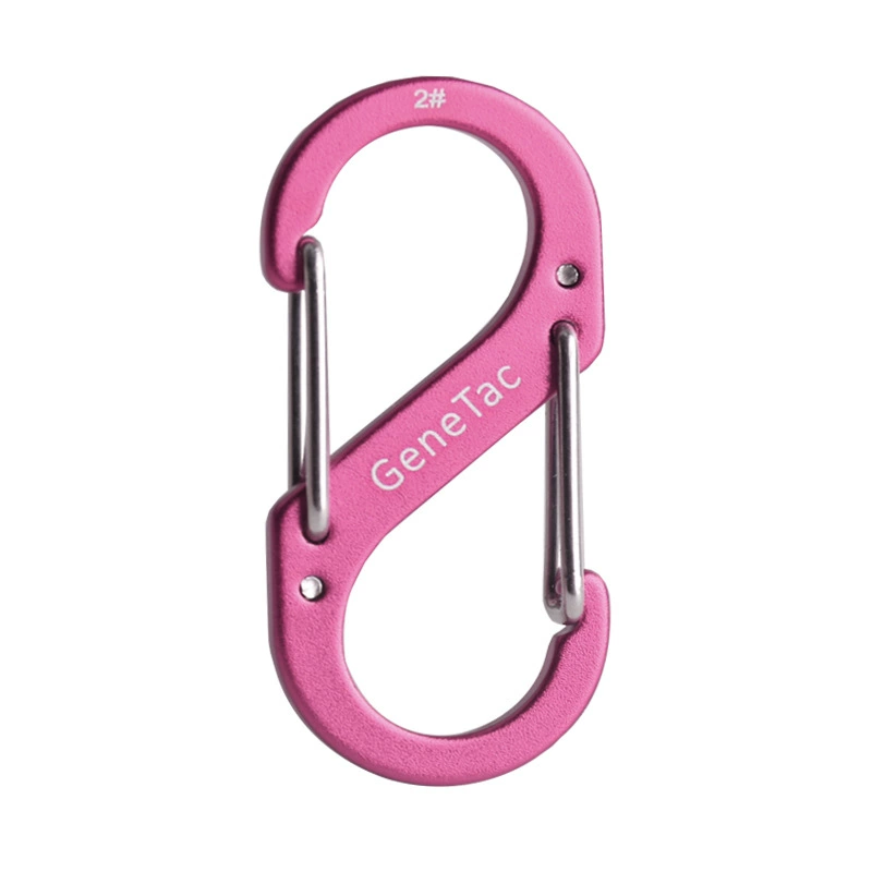 Bidirectional wire spring 8-character hook carousel buckle из алюминиевого сплава S-образной формы GeneTac No. 2