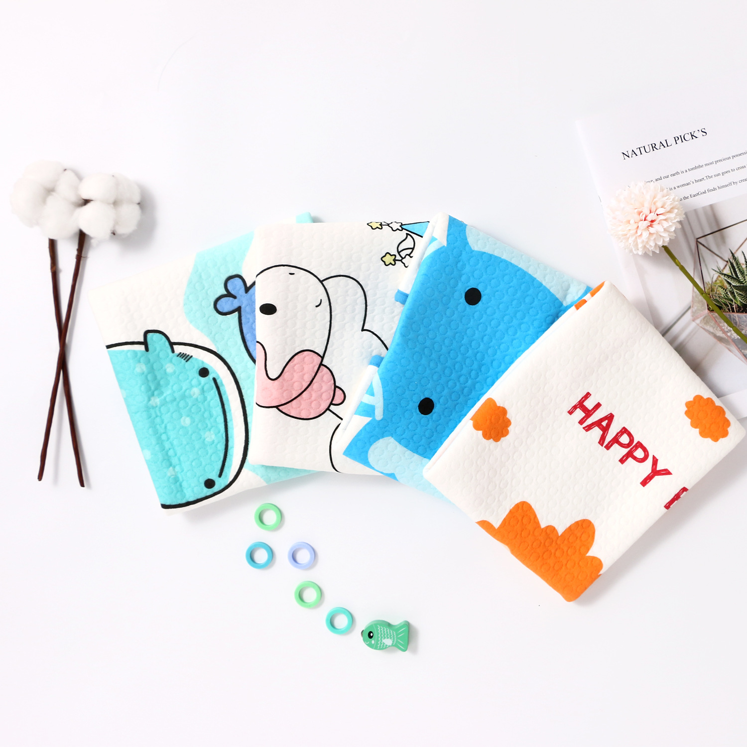 Baby Diaphragm Pad Washable Breathable Medium Size M Size Newborn Four Seasons Available Autumn and Winter Washable Bed Sheet