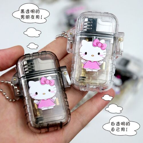 True waterproof removable Culomi lighter waterproof lighter Melody Sanrio transparent lighter