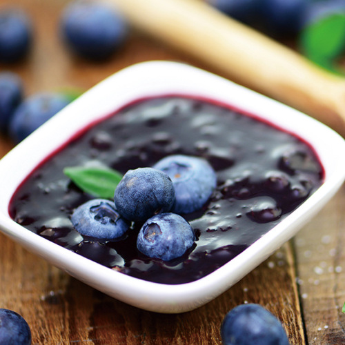 Blueberry Jam Breakfast Bread Spread Baking Toast Fruit Tea Sauce Manufacturer Wholesale Cake Jam Dropshipping