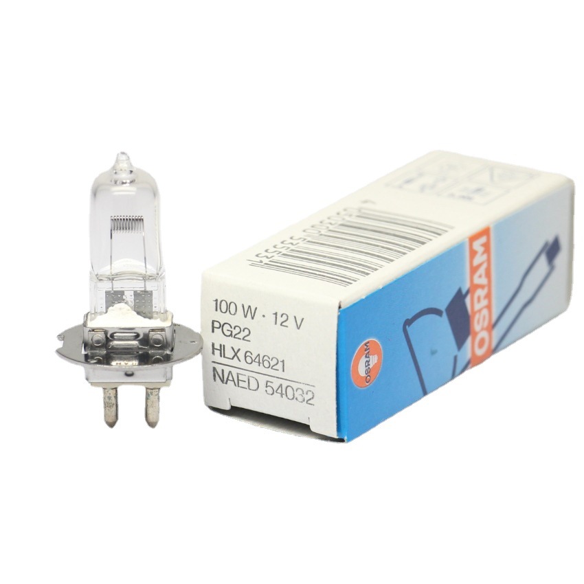 Osram HLX 64621 12V 100W PG22 Zeiss microscope bulb NAED 54032