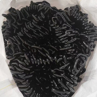 Welding strong heat treatment three-ring chain life long heat treatment three-ring chain 34*147 heat treatment three-ring chain