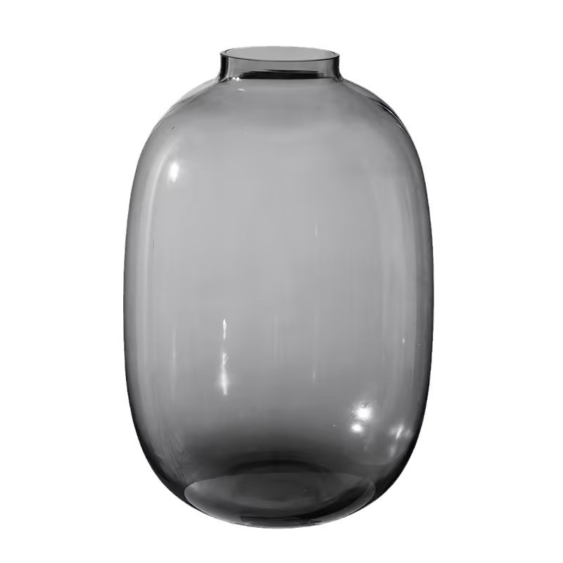 Jarrón de vidrio de pie, jarrón especial de gran capacidad para Aronia, adecuado para sala de estar, para arreglos florales, jarrón colgante transparente para cultivo acuático, hecho a mano.