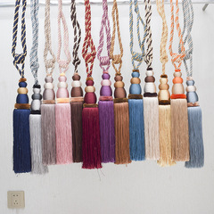 Manufacturer's supply European curtain hanging ball tassel accessories curtain buckle curtain straps tie rope decorative hanging tassels