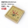 Bamboo product Bamboo products Bamboo pallet bracelet Hand -played walnut display props shelf retro tabletop