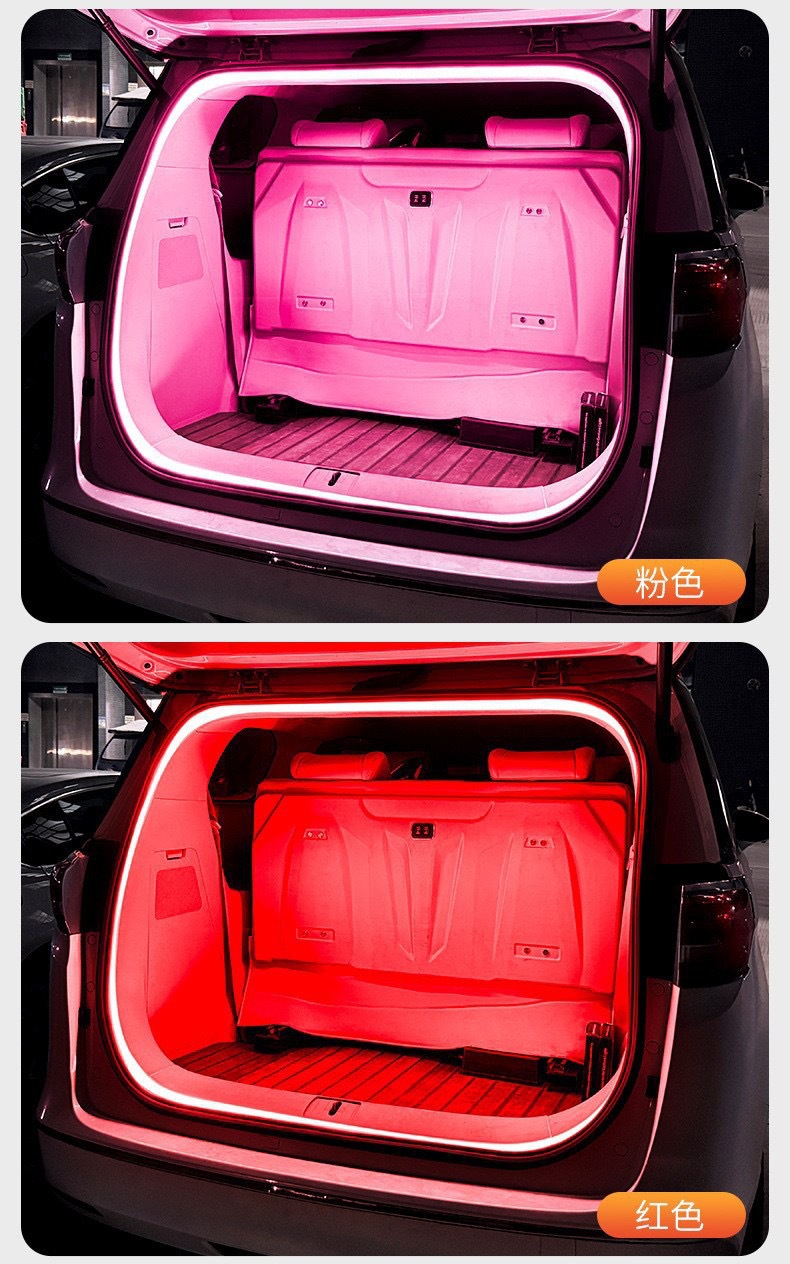 Universal Rear Trunk Light for All Car Models, Suv and Sedan Trunk Lighting, Ambient Light, Automatic Sensing Led Camping Light