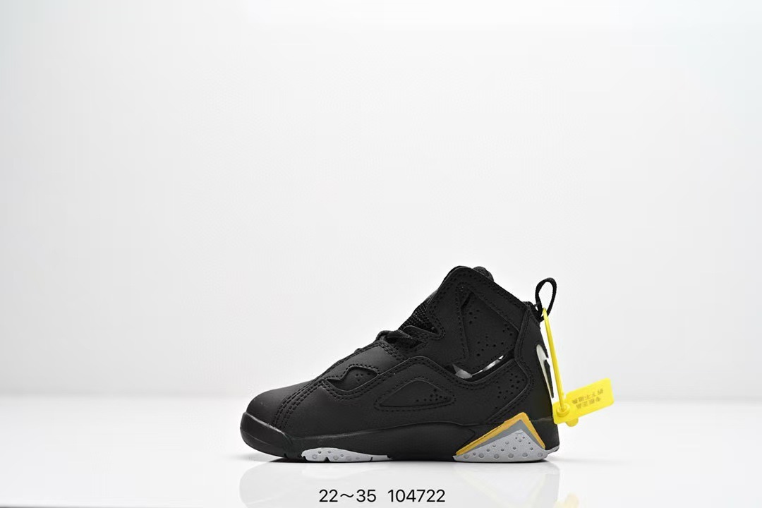 Clásico aj7 negro samurai zapatos infantiles cordones para niños y niñas correr zapatos de baloncesto AJ6 zapatos casuales transpirables para hombres y mujeres