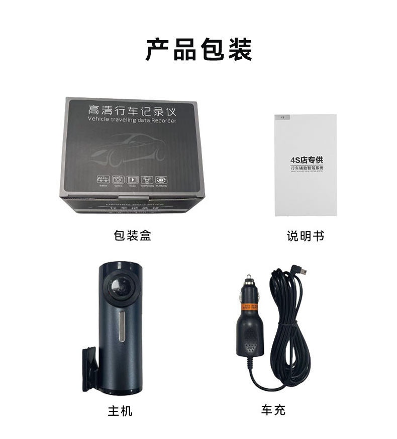 Popular Foreign Trade Item: Wifi Metal Lipstick-Shaped Hidden Dash Cam, High-Definition 1080P Car Dash Cam, in Stock
