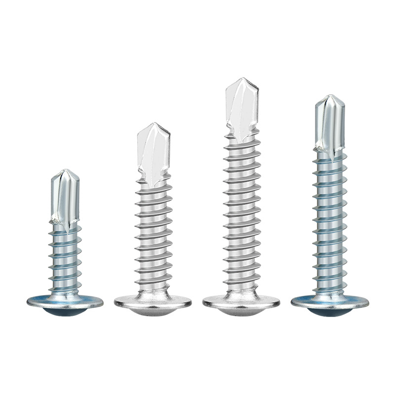 Tornillos autoperforantes de acero inoxidable 410 con arandela