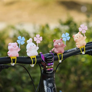 Yay Yeni Sevimli Yel Dəyirmanı Ceyran Elektrikli Avtomobil Kukla Bəzəkləri Ördək Motosiklet Velosiped