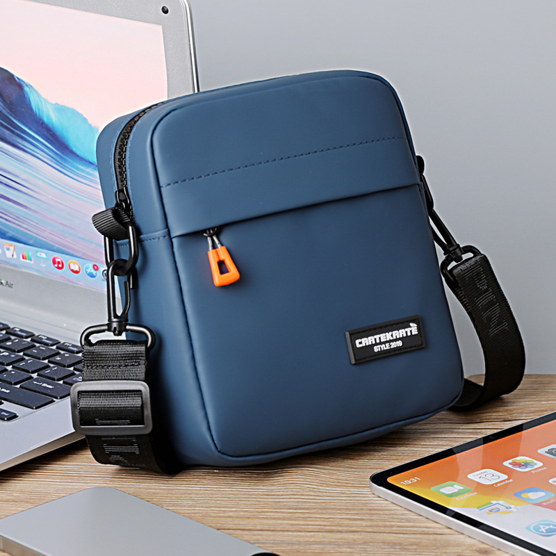 Men's Bag, Mobile Phone Bag, Mini Crossbody Bag, Men's Shoulder Bag, Trendy Casual Simple Small Bag, Cross-Border Supply, Water Repellent