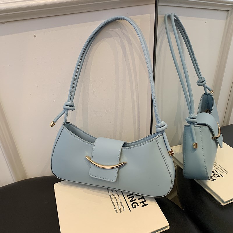 Bolso de axila de un solo hombro de estilo popular de nicho de alta gama para mujer 2025 primavera y verano nuevo bolso bandolera salvaje de moda