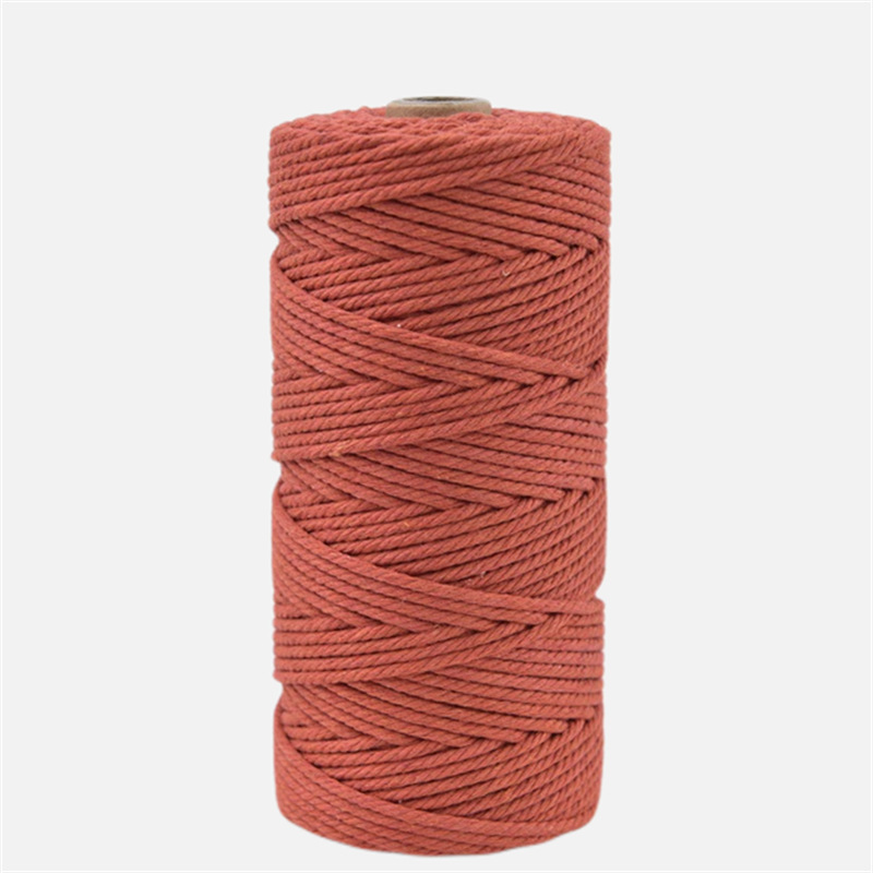 3mm cuerda de algodón colorido diy hecho a mano 4mm cuerda de tapiz cuerda tejida 5mm regalo cuerda de algodón decorativa cuerda de sombrero al por mayor