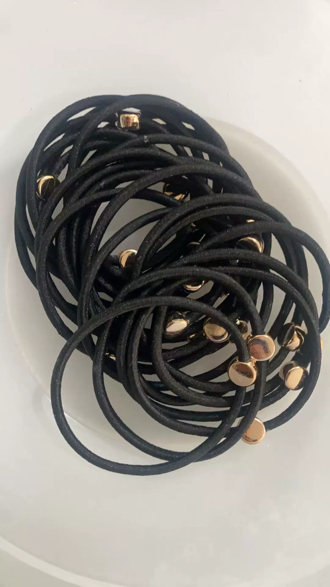 Черная базовая крышка для Hair rope canned, набор из пряжи, корейский стиль, простой и элегантный дизайн, оптовая продажа